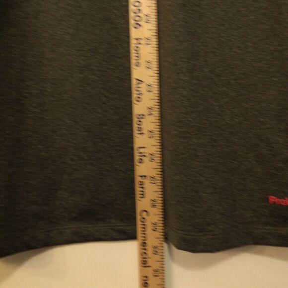 Spyder Active tshirt mens L Large performance pro web long sleeve gray black - Picture 6 of 9